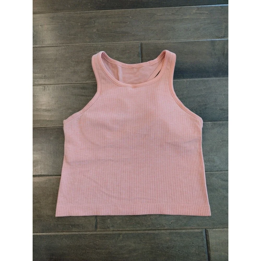 LULULEMON Women's Ebb To Street peach waist racerback tank top - 6